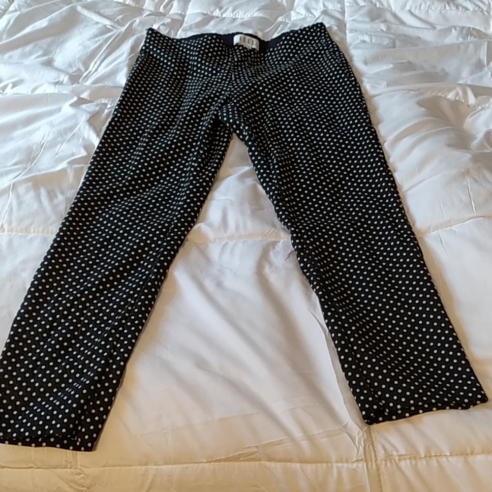 Polka dot stretch dress pants - Size S